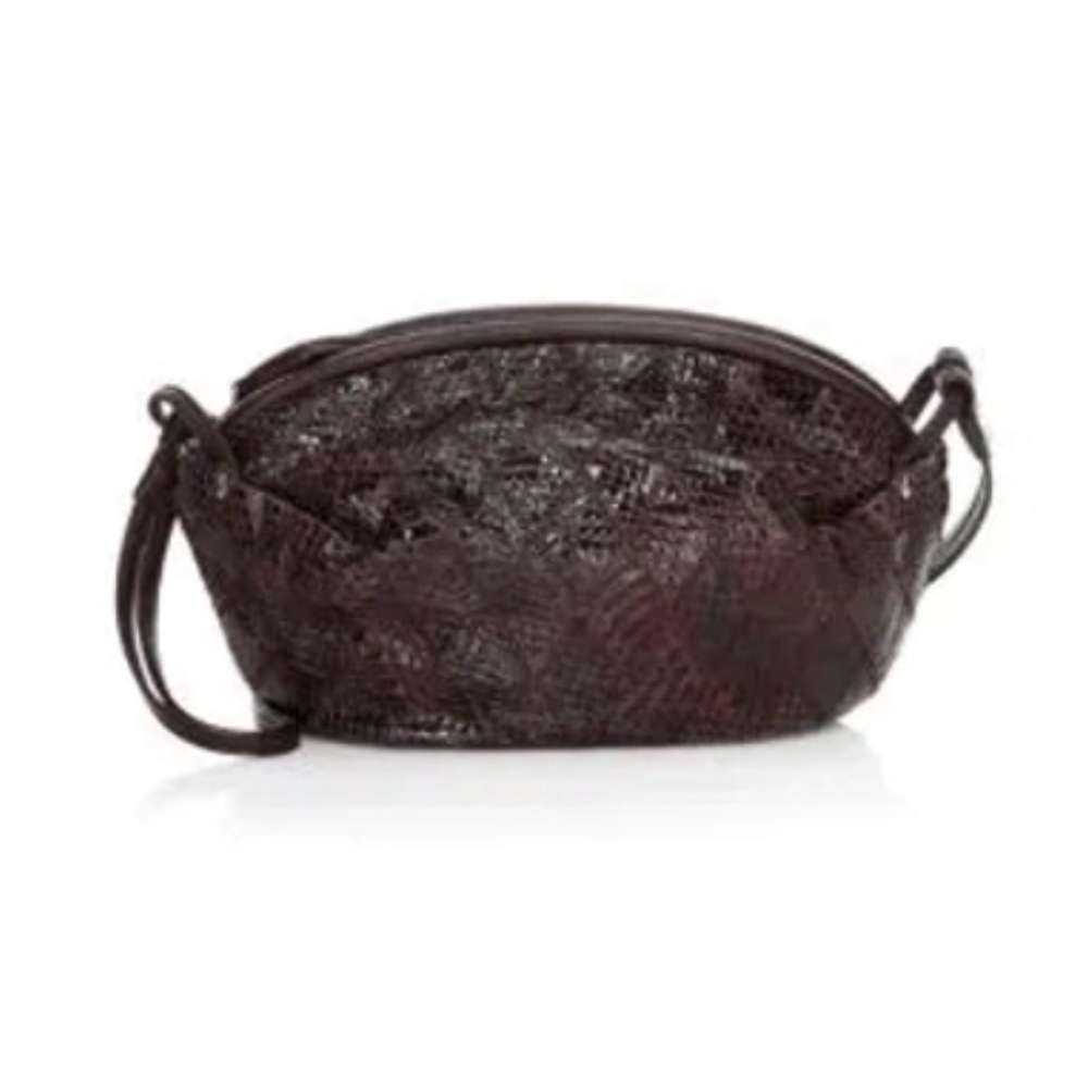 Elizabeth and James Lucy Patchwork bag in chocolate brown